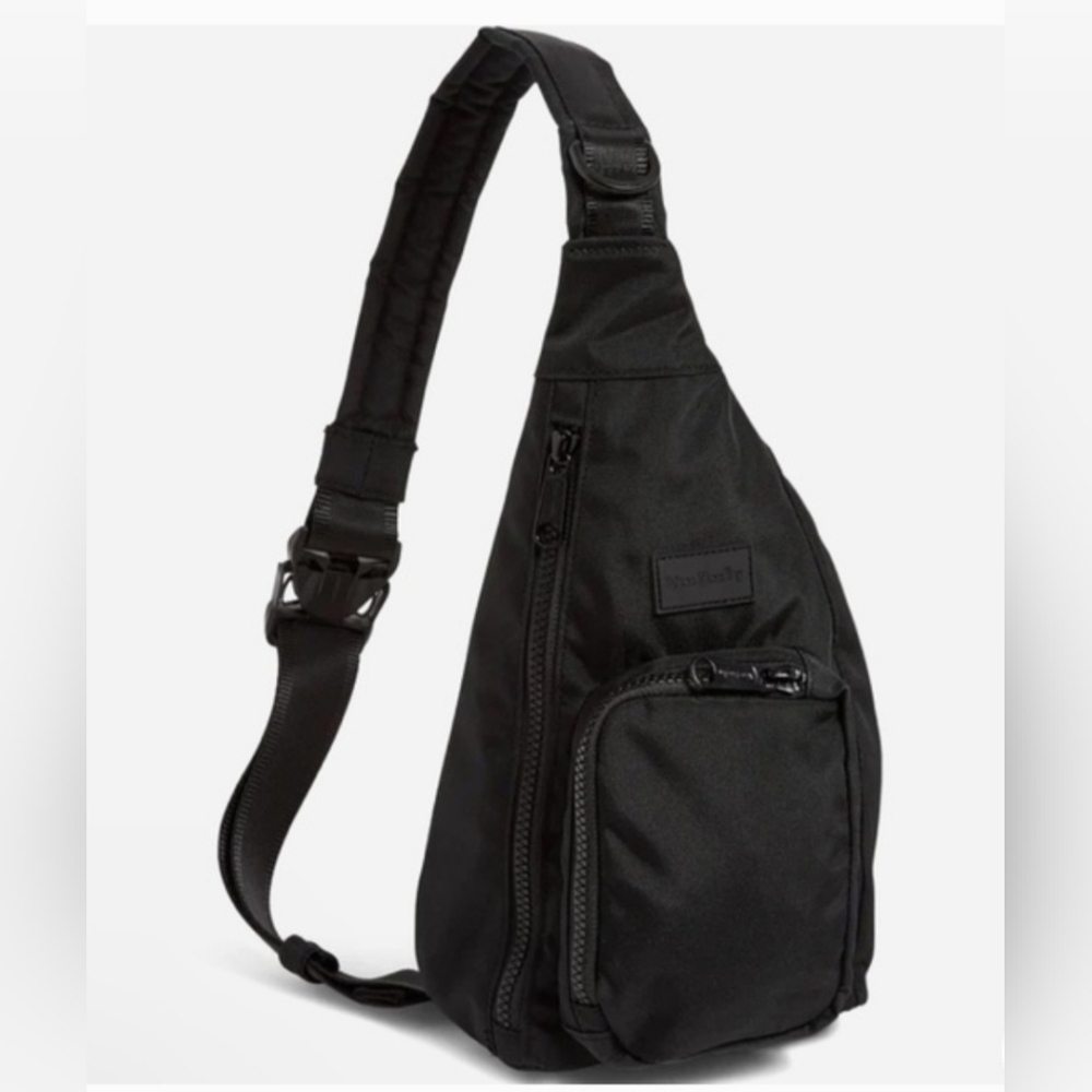 Vera Bradley Black Mini Sling Bag Crossbody Festival Minimalist